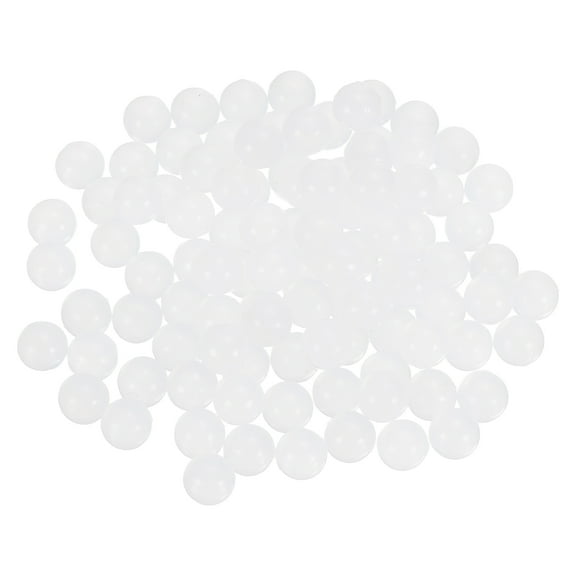 100Pcs Raised Panel Cabinet Door Spacers, 5/16"(8mm) Ball Stabilizers, White