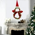 thumbnail image 5 of EUDIDV Festive String Lights Christmas Wreath Outdoor,Christmas Wreath, Prelit Christmas Wreath With Lights Small Artificial Xmas Wreath ,Winter Snowflake Christmas Wreath For Door Hanging XmasLights, 5 of 7