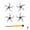 grey, variant on Durable PC Propeller Pair With Screwdriver Lightweight High Performance For Aircraft