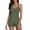 Army Green, variant on Women's Neck Tie Back Swimsuit High Waist Bathing Suit Color Changing Shorts Red Swimsuit Bikini Wax Swimwear Chest Swimsuit Thong Swimsuit Women's High Waisted Bikini Black Swimsuit Swimsuit For Me