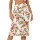 thumbnail image 1 of Falda Midi De Gasa De Verano Con Estampado Floral Allegra K Para Mujer Blanco M, 1 of 5