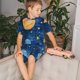 thumbnail image 4 of Fotbe Planets And Stars1 Pijama Estampada de 2 Piezas para Niños – Ropa de Dormir de Manga Corta Cómoda para Niños y Niñas, Camiseta y Shorts de Algodón-X-Large, 4 of 6