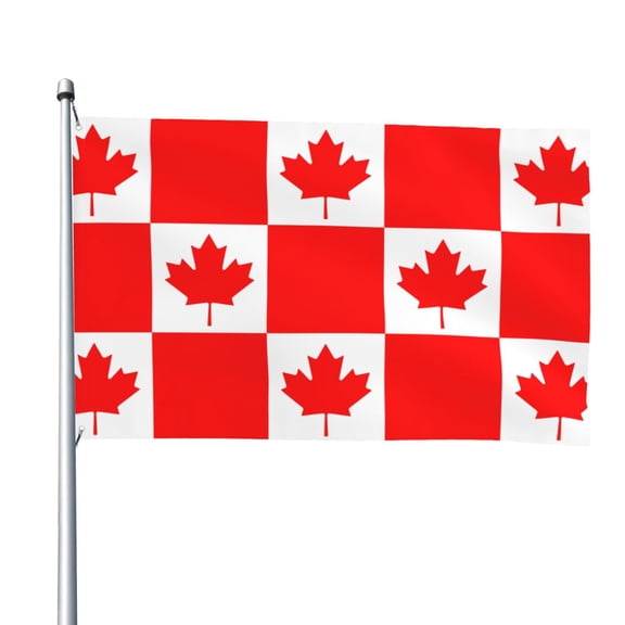 Canadian Flag Flag 4x6 Ft Big Flag For Outdoor Indoor Office Workplace Home Garden