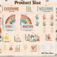 thumbnail image 2 of GuassLee Boho Bulletin Board Decorations for Classroom, 35Pcs Everyone is Welcome Classroom Positive Motivational Inspirational Affirmation Wall Decor Boho Rainbow Cutouts for Teacher School Supplies, 2 of 7