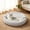 🌻 Beige#208, variant on Round Plush Pet Bed for Dogs and Cats, Semi Enclosed Warm Sleeping Nest, Machine Washable Soft Cotton