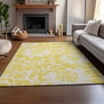 thumbnail image 6 of Addison Rugs Mayfield Washable Transitional Floral Yellow Rectangle Rug, 10' x 14', 6 of 6