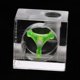 thumbnail image 5 of Sensor de Medición de Flujo de Agua de 3 vías Sensor de Medición Turbina de Control de Agua G1 / 4 Accesorios Multiusos Verde Yotijar Medidor de flujo acrílico, 5 of 6