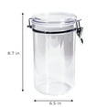 thumbnail image 4 of Mainstays Round Plastic Food Storage Canister - Large -  5.12” W x 6.5” D x 8.7” H, 4 of 5