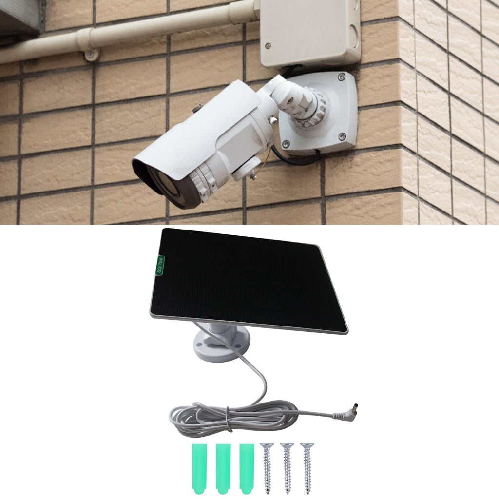 WINDLAND Solar Charging Panel For Rechargeable Cameras Enhanceds Sunlight Conversion Efficiency Resistant Frame