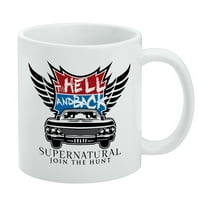 Supernatural To Hell and Back White Mug