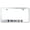 Chrome, variant on Chevy Tahoe Laser Etched Logo Stainless Steel License Plate Frame (Black)