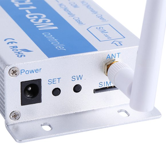 Controlador GSM, Control remoto inalámbrico, Shell de Aleación de aluminio de eu enchufe para servidor de rojo enrutador inalámbrico