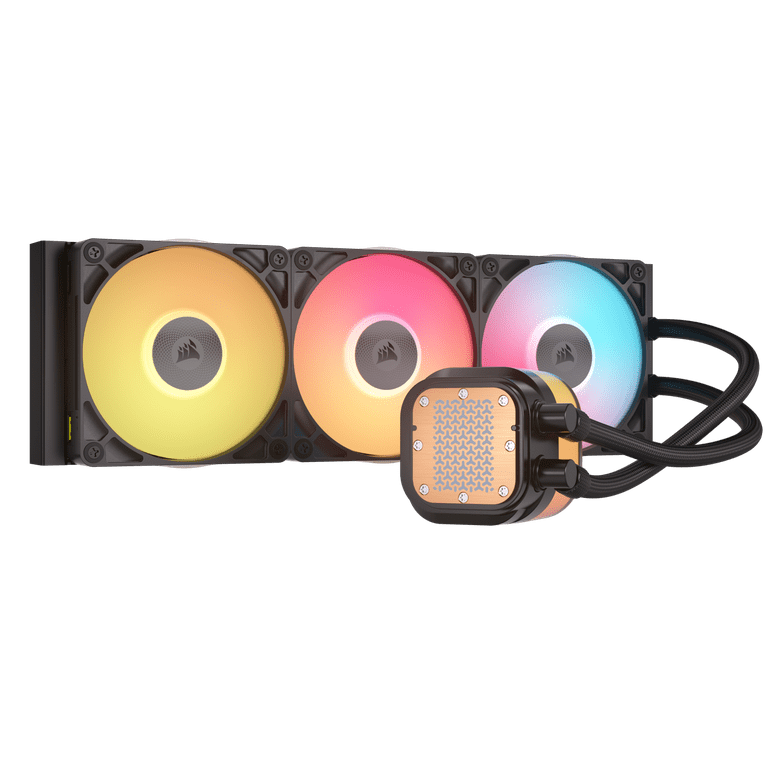 CORSAIR iCUE LINK TITAN 360 RX LCD Liquid CPU Cooler – RX120