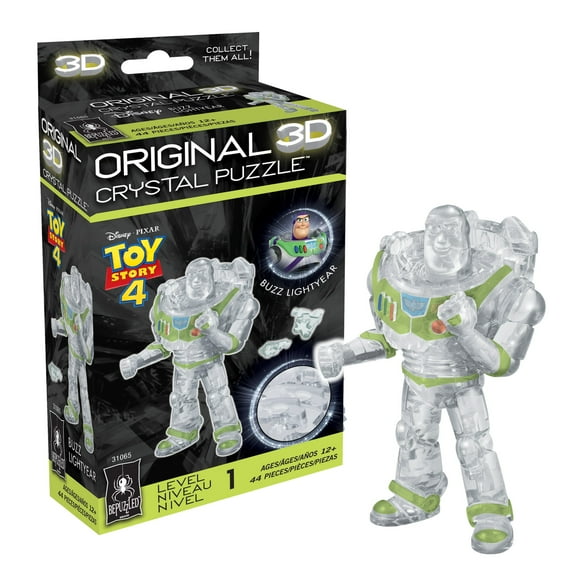 Buzz Lightyear Original 3D Crystal Puzzle from BePuzzled, Ages 12 and Up