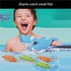 thumbnail image 3 of Juguete De Tiburón Para Bañera De Bebé, Tiburón Azul Con Dientes Para Morder, Incluye 4 Juguetes De Baño De Peces Para Niños Y Niñas Cateissary FN002333-00, 3 of 6