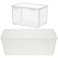 thumbnail image 1 of 2 Pcs Boîte de Rangement pour Pain Grillé Transparente Cuisine Garde-Manger Réfrigérateur Congélateur Boîte de Rangement Alimentaire, 1 of 9