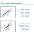 thumbnail image 4 of JDL-HSD5 USB Hub Combo Splitter 3/6 puertos USB 2.0 opcional, 4 of 8