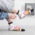 thumbnail image 2 of Pofeuu Watercolor Gnome Garden Print 30cm Socks, Adult Running Hiking Socks for Youth and Adult, 2 of 7