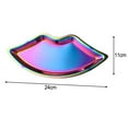 thumbnail image 6 of Stainless Steel Lip Shaped Jewelry Tray Home Metal Tray Jewelry Storage Tray, 6 of 8