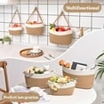 thumbnail image 2 of Natubeau 3-Tier Hanging Storage Organizer, Cotton Detachable Basket with 4 Hooks, Over-the-Door & Wall Mounted, Jute & White, 2 of 10