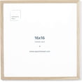 thumbnail image 1 of (19 ¾ x 27 ½ in | 50x70 cm) White Solid Oak Wood Picture Frame Poster Frame Wall Photo Frame, 1 of 8