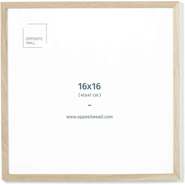 (19 ¾ x 27 ½ in | 50x70 cm) White Solid Oak Wood Picture Frame Poster Frame Wall Photo Frame