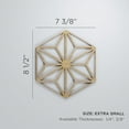 thumbnail image 3 of Ekena Millwork 7 3/8"W x 8 1/2"H x 1/4"T Extra Small Hampton Decorative Fretwork Wood Wall Panels, Birch, 3 of 18