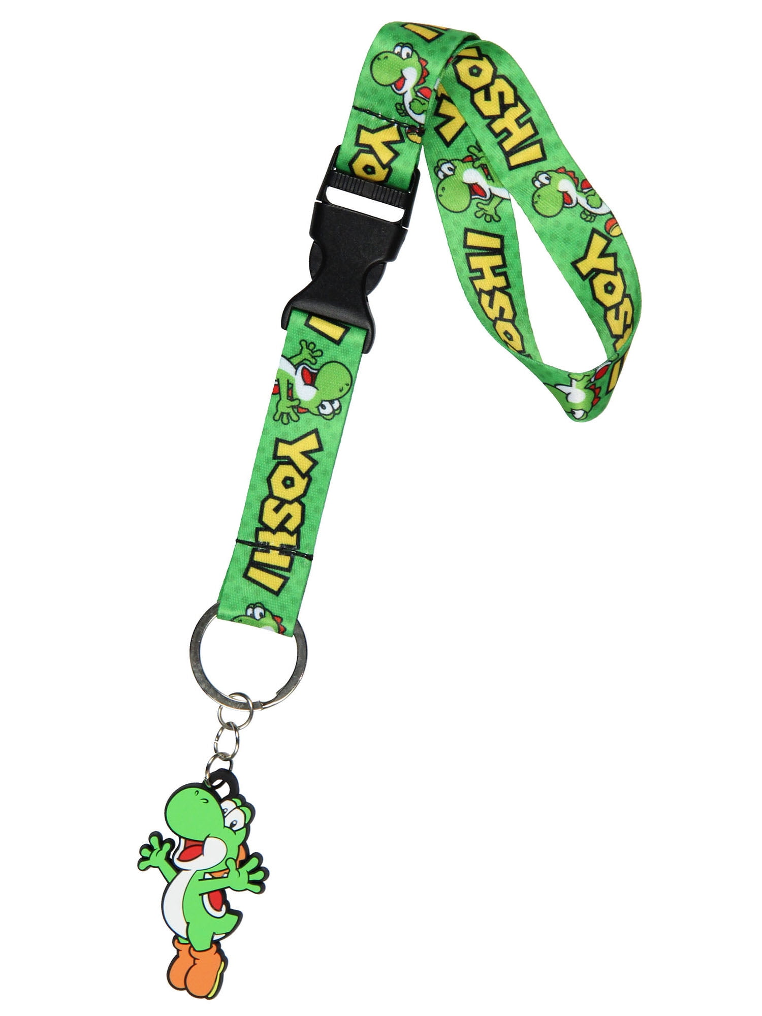 Super Mario Bros Yoshi Character Scene Wristlet Lanyard For Keys