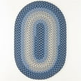 thumbnail image 1 of Rhody Rug TR12R036X060 3 x 5 ft. Twin River Oval Rug, Blue & Multi Color, 1 of 1