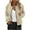 Khaki, variant on Htigea Womens Bomber Jacket Coat Casual Stand Collar Zip Up Lightweight Fall Fashion Jackets Outfits with Pockets Brown XL