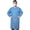 Blue, variant on Disposable Lab Coats, SMS Material, Knee Length, 3 Pockets, 10 Pack – Small, Blue