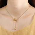 thumbnail image 2 of Vocoste Gargantilla Collares Dainty Colgante Gargantilla Collar Cadena para Mujer Niña Tono Dorado, 2 of 6