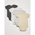 thumbnail image 4 of Hudson Baby Short Sleeve Bodysuits, 7-Pack, Newborn- 24 Months, 4 of 4