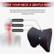 thumbnail image 5 of Almohada cervical ZHAOCHENG para automóvil espuma viscoelástica soporte cervical negro altura ajustable, 5 of 5