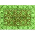 thumbnail image 1 of Ahgly Company Indoor Rectangle Abstract Green Modern Area Rugs, 2' x 5', 1 of 4