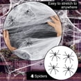 thumbnail image 2 of Popular! Halloween Decoration Cottonweb With Spider Outdoor Venue Layout Props Horror Atmosphere Spider Ornaments, 2 of 5