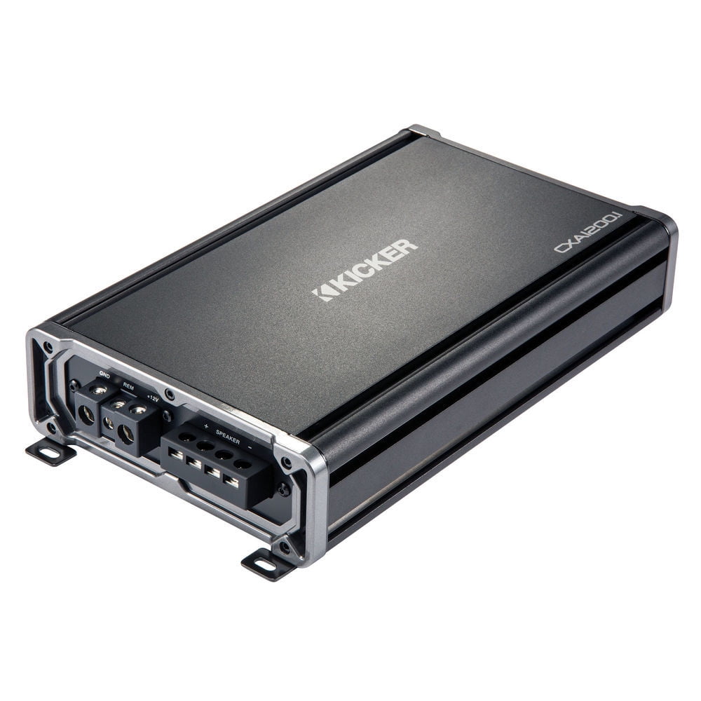 Kicker 43CXA12001 Monoblock Car Amplifier + Free Amp Kit