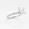 thumbnail image 2 of Ariana Jewel 14k White Gold Plated Wedding Anniversary Ring - 1.9 Ct Princess Cut 4-Prong Set Diamond Ring - Women's Jewelry Engagement Wedding Silver Ring - Jewelry Diamond Ring On Clearance, 2 of 3