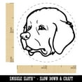 thumbnail image 2 of Newfoundland Dog Head Rubber Stamp for Scrapbooking Crafting Stamping - Mini 1/2 Inch, 2 of 7