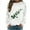White, variant on Cadancy St Patricks Day Shirt Women Long Sleeve Irish Shamrock Graphic Sweatshirts Loose Fit Crewneck Pullover Tops Casual Trendy Holiday Outfits