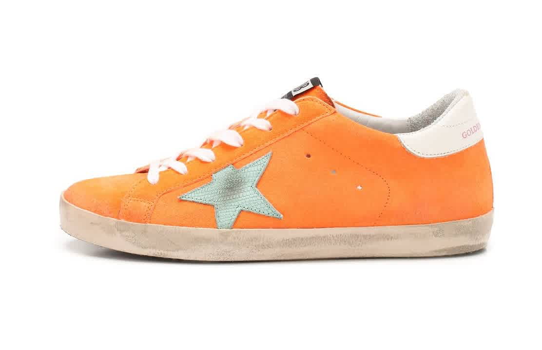 Golden Goose Deluxe Brand Ladies Superstar Orange Sneakers, Brand Size 35 ( US Size 5 ) - Walmart.com