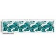 thumbnail image 2 of Ambesonne Butterfly Fabric by the Yard Upholstery, Ornamental Animal Pattern, 3 Yards, Pale Blue Black Teal, 2 of 4