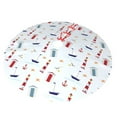 thumbnail image 2 of Kll 30" Christmas Tree Skirt Nautical Lighthouse Sailboat Xmas Tree Skirts Mat For New Year Xmas Holiday Party Indoor Outdoor Home Decoration, 2 of 9