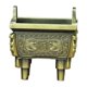 thumbnail image 4 of Soporte para varillas de incienso de estilo Retro chino perfecl decoración de mesa compacta 5,1 x 3,8 x 5,1 cm Color Bronce, 4 of 8