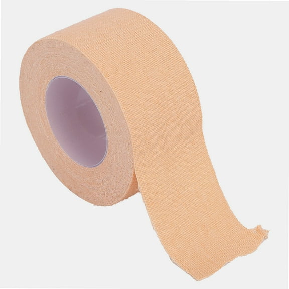 Cotton Cloth Self Adhesive Tape, Adhesive Bandage Skin Color Breathable Tape for Wound Dressing Care Sports (Skin color 2.5cm*5m (1 roll))