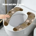 thumbnail image 6 of Clearance Toilet Seat Pads, Toilet Seat Cushion Fall And Winter Thickened Thermal Insulation Toilet Seat Paste Paste Type Toilet Seat Universal Toilet Seat A Set Of Two Piece, 6 of 6