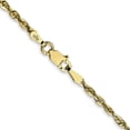 thumbnail image 4 of 10k Yellow Gold 2.25mm Extra Light Rope Chain Necklace Pendant Charm, 4 of 9