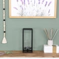 thumbnail image 4 of Pembertale Tall Square Black Metal Lantern - Small, 4 of 7