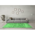 thumbnail image 3 of Ahgly Company Indoor Round Persian Emerald Green Traditional Area Rugs, 3' Round, 3 of 4