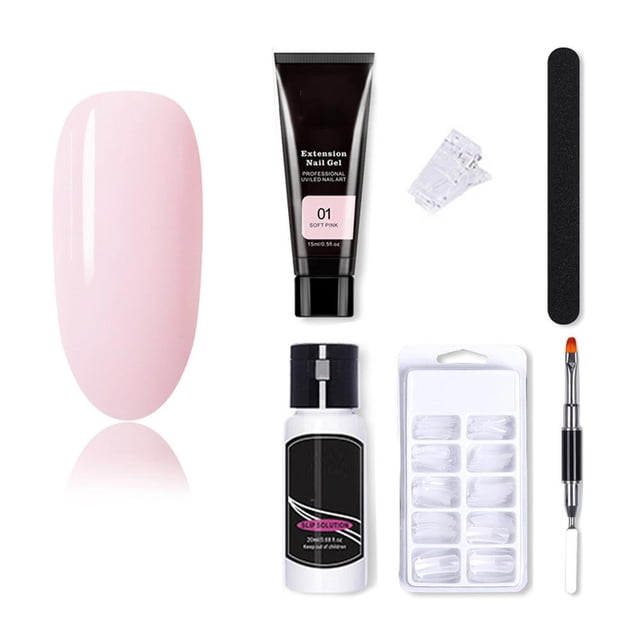 15ML Nails Extension Gel Kit Nail Art Tool Tasteless Durable Nails Extension Builder Gel Set